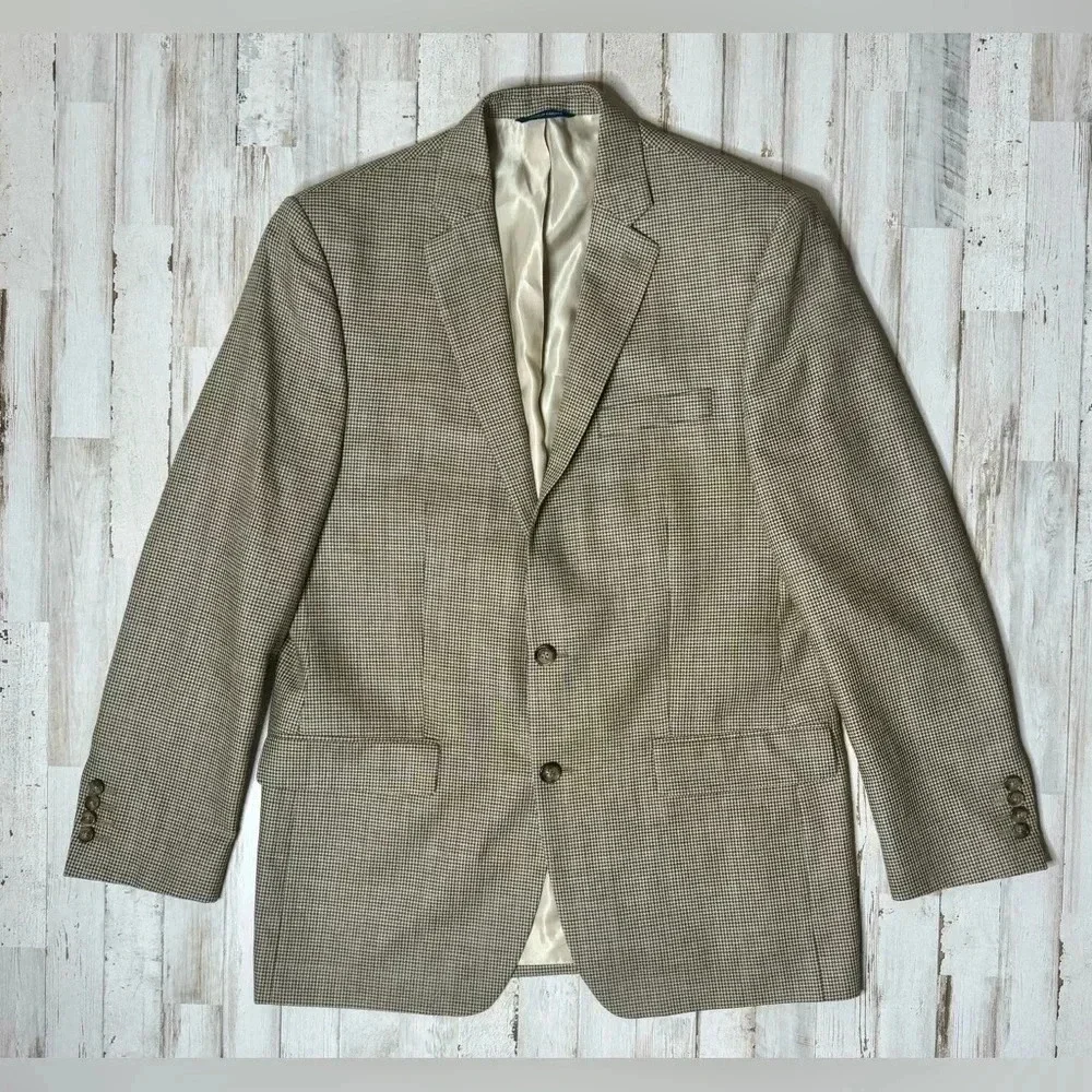 Ralph Ralph Lauren Blazer Jacket Men's 41L Brown Classic